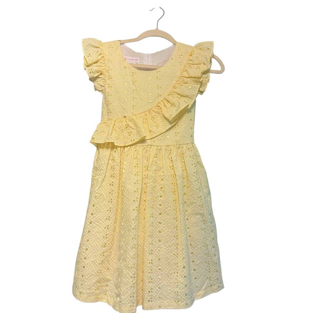 NWOT Bonnie Jean Ruffled Eyelet Girl’s Dress